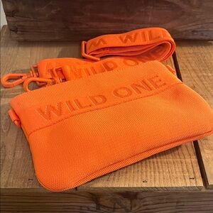 Wild One Vibrant Orange Crossbody Bag